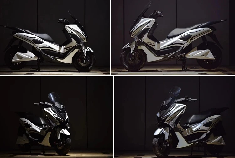 72V 3000W Sport Racing Motorcycle-Black