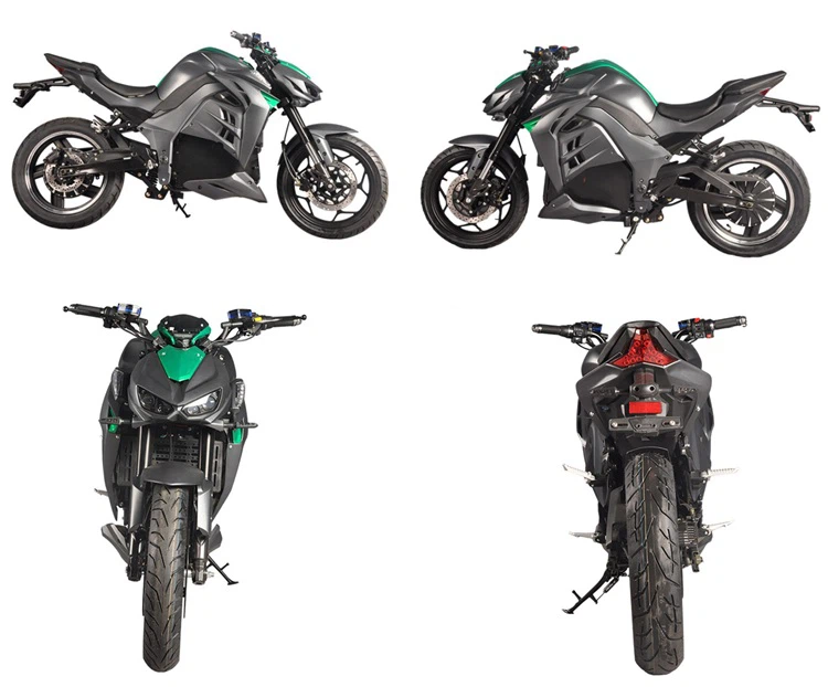 72V 8000W Electric Motorcycle Black