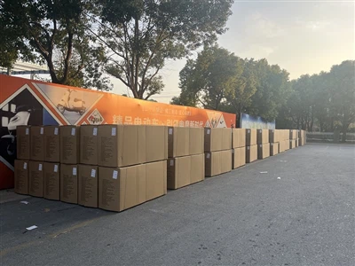 Xinling Electric Scooters Electric Motorcycles Emballage et livraison en Égypte